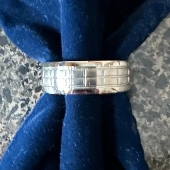 Stainless Steel Men’s Band Ring NWOT - Picture 2 of 5